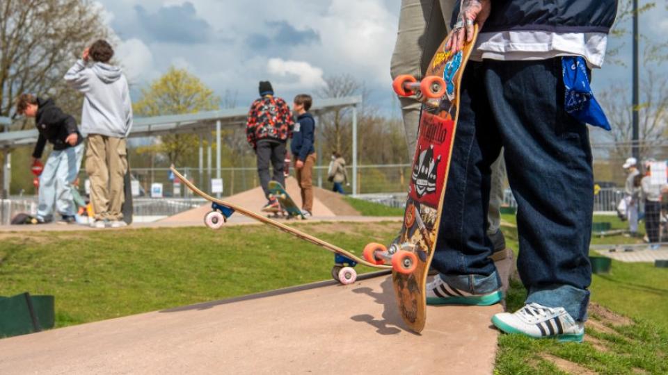 Nieuw skatepark aan de Blaarmeersen