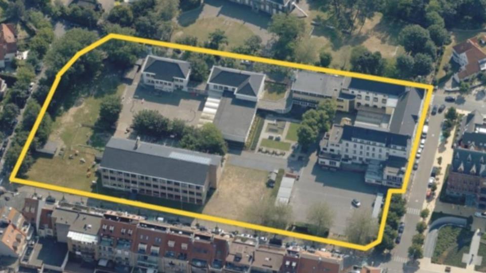 GO! onderwijs van de Vlaamse Gemeenschap Verweeplein bovenaanzicht