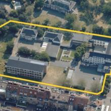 GO! onderwijs van de Vlaamse Gemeenschap Verweeplein bovenaanzicht