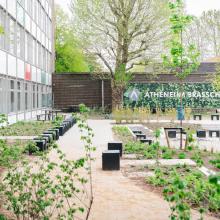 Atheneum Brasschaat groene speelplaats